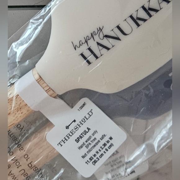 Threshold Spatulas Love You A Latke & Happy Hanukkah Set Of 2 Brand New Silicone - Picture 5 of 5